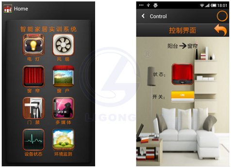 LGWL-JJ01型 物聯(lián)網智能家居教學實訓系統(tǒng)