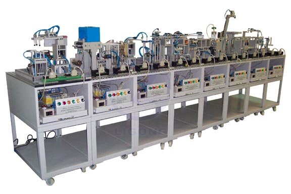 LG-MPS04型 數(shù)控模塊化生產(chǎn)流水線綜合實(shí)訓(xùn)系統(tǒng)(CD制程機(jī)8分站)