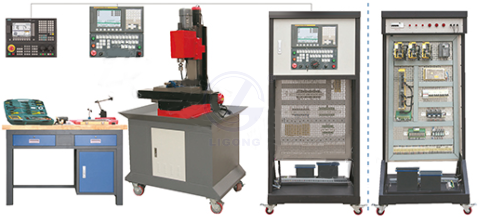 數控銑床裝調維修實訓系統(配實物小銑床)