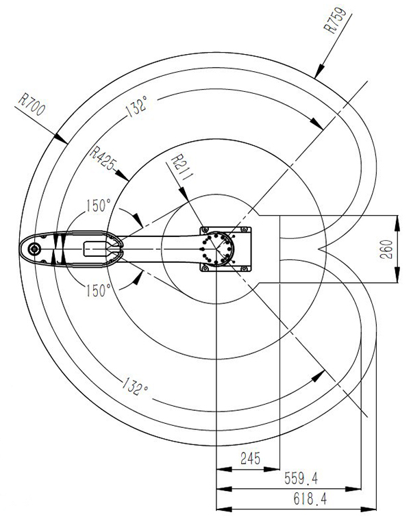 工業機器人參數圖